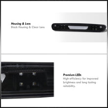 Load image into Gallery viewer, Chevrolet Silverado 1500 2007-2013 / Silverado 2500 3500 2007-2014 / GMC Sierra 1500 2007-2013 / Sierra 2500 3500 2007-2014 / Hummer H3T 2009-2010 LED Bar 3rd Brake Light Black Housing Clear Len (Version 2)