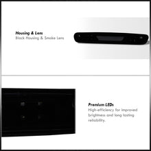 Load image into Gallery viewer, Chevrolet Silverado 1500 2007-2013 / Silverado 2500 3500 2007-2014 / GMC Sierra 1500 2007-2013 / Sierra 2500 3500 2007-2014 / Hummer H3T 2009-2010 LED Bar 3rd Brake Light Black Housing Smoke Len (Version 2)