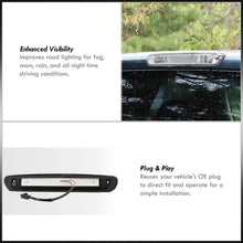 Load image into Gallery viewer, Chevrolet Silverado 1500 2007-2013 / Silverado 2500 3500 2007-2014 / GMC Sierra 1500 2007-2013 / Sierra 2500 3500 2007-2014 / Hummer H3T 2009-2010 LED Bar 3rd Brake Light Chrome Housing Clear Len (Version 2)