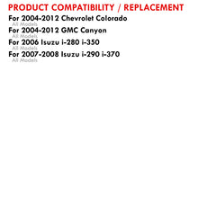 Load image into Gallery viewer, Chevrolet Colorado 2004-2012 / GMC Canyon 2004-2012 / Isuzu i-280 i-350 2006 / i-290 i-370 2007-2008 Strobe LED 3rd Brake Light Chrome Housing Red Len