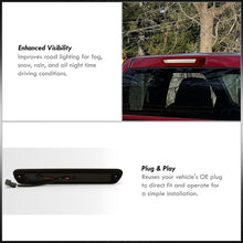 Load image into Gallery viewer, Chevrolet Colorado 2004-2012 / GMC Canyon 2004-2012 / Isuzu i-280 i-350 2006 / i-290 i-370 2007-2008 Strobe LED 3rd Brake Light Chrome Housing Red Len
