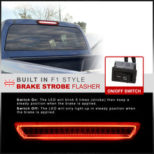 Load image into Gallery viewer, Chevrolet Colorado 2004-2012 / GMC Canyon 2004-2012 / Isuzu i-280 i-350 2006 / i-290 i-370 2007-2008 Strobe LED 3rd Brake Light Chrome Housing Red Len