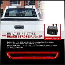 Load image into Gallery viewer, Chevrolet Colorado 2004-2012 / GMC Canyon 2004-2012 / Isuzu i-280 i-350 2006 / i-290 i-370 2007-2008 Strobe LED 3rd Brake Light Chrome Housing Smoke Len