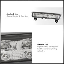 Load image into Gallery viewer, Chevrolet Suburban Tahoe 2000-2006 / GMC Yukon 2000-2006 LED 3rd Brake Light Chrome Housing Clear Len (Excluding Barn Door Models)