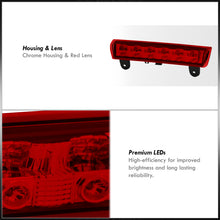 Load image into Gallery viewer, Chevrolet Suburban Tahoe 2000-2006 / GMC Yukon 2000-2006 LED 3rd Brake Light Chrome Housing Red Len (Excluding Barn Door Models)