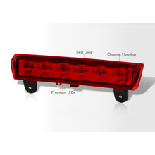 Load image into Gallery viewer, Chevrolet Suburban Tahoe 2000-2006 / GMC Yukon 2000-2006 LED 3rd Brake Light Chrome Housing Red Len (Excluding Barn Door Models)