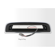 Load image into Gallery viewer, Chevrolet Silverado 1500 2014-2018 / 2500HD 3500HD 2015-2019 / GMC Sierra 1500 2014-2018 / 2500HD 3500HD 2015-2019 LED Bar 3rd Brake Light Black Housing Clear Len (Version 2)