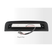 Load image into Gallery viewer, Chevrolet Silverado 1500 2014-2018 / 2500HD 3500HD 2015-2019 / GMC Sierra 1500 2014-2018 / 2500HD 3500HD 2015-2019 LED Bar 3rd Brake Light Black Housing Smoke Len (Version 2)