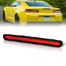 Load image into Gallery viewer, Chevrolet Camaro 2016-2023 Rear LED 3rd Brake Light Chrome Housing Smoke Len