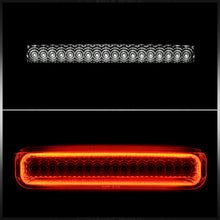 Load image into Gallery viewer, Chevrolet Silverado 1500 2014-2018 / 2500HD 3500HD 2015-2019 / GMC Sierra 1500 2014-2018 / 2500HD 3500HD 2015-2019 Strobe LED 3rd Brake Light Chrome Housing Red Len (Version 3)