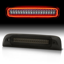 Load image into Gallery viewer, Chevrolet Silverado 1500 2014-2018 / 2500HD 3500HD 2015-2019 / GMC Sierra 1500 2014-2018 / 2500HD 3500HD 2015-2019 Strobe LED 3rd Brake Light Chrome Housing Smoke Len (Version 3)