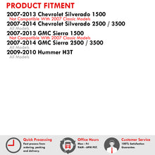 Load image into Gallery viewer, Chevrolet Silverado 1500 2007-2013 / Silverado 2500 3500 2007-2014 / GMC Sierra 1500 2007-2013 / Sierra 2500 3500 2007-2014 / Hummer H3T 2009-2010 LED 3rd Brake Light Chrome Housing Smoke Len