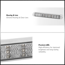 Load image into Gallery viewer, Chevrolet Silverado 1999-2006 / GMC Sierra 1999-2006 LED 3rd Brake Light Chrome Housing Clear Len
