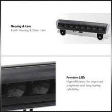 Load image into Gallery viewer, Chevrolet Suburban Tahoe 2000-2006 / GMC Yukon 2000-2006 LED 3rd Brake Light Black Housing Clear Len (Excluding Barn Door Models)