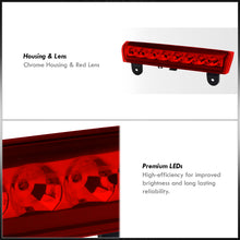 Load image into Gallery viewer, Chevrolet Suburban Tahoe 2000-2006 / GMC Yukon 2000-2006 LED 3rd Brake Light Chrome Housing Red Len (Excluding Barn Door Models)