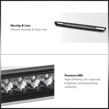 Load image into Gallery viewer, Chevrolet Suburban Tahoe 1500 2007-2014 / 2500 2007-2013 / GMC Yukon XL 1500 2007-2014 / 2500 2007-2013 LED 3rd Brake Light Chrome Housing Clear Len