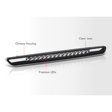 Load image into Gallery viewer, Chevrolet Suburban Tahoe 1500 2007-2014 / 2500 2007-2013 / GMC Yukon XL 1500 2007-2014 / 2500 2007-2013 LED 3rd Brake Light Chrome Housing Clear Len