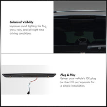 Load image into Gallery viewer, Chevrolet Suburban Tahoe 1500 2007-2014 / 2500 2007-2013 / GMC Yukon XL 1500 2007-2014 / 2500 2007-2013 LED 3rd Brake Light Chrome Housing Smoke Len