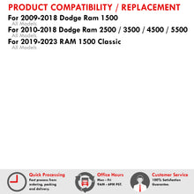 Load image into Gallery viewer, Dodge Ram 1500 2009-2018 / 1500 Classic 2019-2023 / 2500 3500 4500 5500 2010-2018 Strobe LED 3rd Brake Light Chrome Housing Red Len (Version 3)