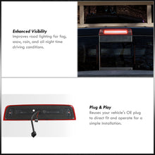 Load image into Gallery viewer, Dodge Ram 1500 2009-2018 / 1500 Classic 2019-2023 / 2500 3500 4500 5500 2010-2018 Strobe LED 3rd Brake Light Chrome Housing Red Len (Version 3)
