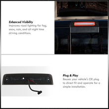 Load image into Gallery viewer, Dodge Ram 1500 2009-2018 / 1500 Classic 2019-2023 / 2500 3500 4500 5500 2010-2018 Strobe LED 3rd Brake Light Chrome Housing Smoke Len (Version 3)