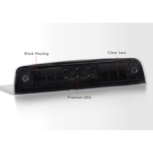 Load image into Gallery viewer, Dodge Ram 1500 2009-2018 / 2500 3500 2010-2018 LED 3rd Brake Light Black Housing Clear Len