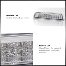 Load image into Gallery viewer, Dodge Ram 1500 2009-2018 / 2500 3500 2010-2018 LED 3rd Brake Light Chrome Housing Clear Len