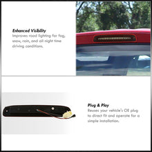 Load image into Gallery viewer, Dodge Dakota 1997-2007 Strobe LED 3rd Brake Light Chrome Housing Red Len