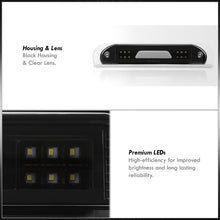 Load image into Gallery viewer, Dodge Ram 1500 2002-2008 / Dodge Ram 2500 3500 2003-2009 LED Bar 3rd Brake Light Black Housing Clear Len (Version 2)