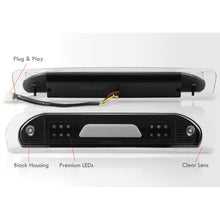 Load image into Gallery viewer, Dodge Ram 1500 2002-2008 / Dodge Ram 2500 3500 2003-2009 LED Bar 3rd Brake Light Black Housing Clear Len (Version 2)