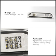 Load image into Gallery viewer, Dodge Ram 1500 2002-2008 / Dodge Ram 2500 3500 2003-2009 LED Bar 3rd Brake Light Chrome Housing Clear Len (Version 2)