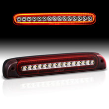 Load image into Gallery viewer, Ford F250 F350 F450 Super Duty Models 1999-2016 / Ford Ranger 1993-2011 / Mazda B2300 B2500 B300 B400 1995-2003 Strobe LED 3rd Brake Light Chrome Housing Red Len (Version 3)