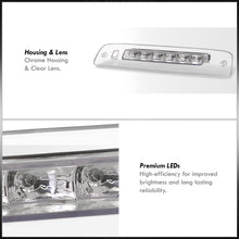 Load image into Gallery viewer, Ford Expedition 2003-2017 / Lincoln Navigator 2003-2018 LED 3rd Brake Light Chrome Housing Clear Len