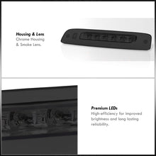 Load image into Gallery viewer, Ford Expedition 2003-2017 / Lincoln Navigator 2003-2018 LED 3rd Brake Light Chrome Housing Smoke Len