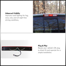 Load image into Gallery viewer, Ford F150 F250 1997-2003 / Excursion 2000-2005 LED 3rd Brake Light Chrome Housing Red Clear Len