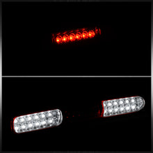 Load image into Gallery viewer, Ford F150 F250 1997-2003 / Excursion 2000-2005 LED 3rd Brake Light Chrome Housing Red Clear Len