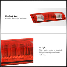 Load image into Gallery viewer, Ford F150 2004-2008 / Lobo 2004-2008 / Explorer Sport Trac 2007-2010 / Lincoln Mark LT 2006-2008 LED 3rd Brake Light Chrome Housing Red Len