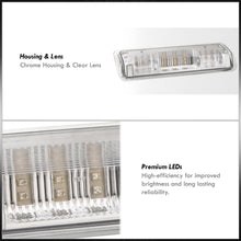 Load image into Gallery viewer, Ford F150 2004-2008 / Lobo 2004-2008 / Explorer Sport Trac 2007-2010 / Lincoln Mark LT 2006-2008 LED 3rd Brake Light Chrome Housing Clear Len