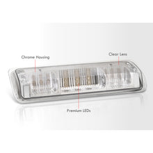 Load image into Gallery viewer, Ford F150 2004-2008 / Lobo 2004-2008 / Explorer Sport Trac 2007-2010 / Lincoln Mark LT 2006-2008 LED 3rd Brake Light Chrome Housing Clear Len