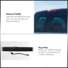 Load image into Gallery viewer, Ford F150 F250 1997-2003 / Excursion 2000-2005 LED 3rd Brake Light Black Housing Clear Len