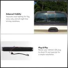 Load image into Gallery viewer, Ford F150 F250 1997-2003 / Excursion 2000-2005 LED 3rd Brake Light Chrome Housing Clear Len