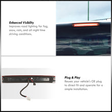 Load image into Gallery viewer, Ford F150 1997-2003 / F250 1997-1999 / Excursion 2000-2005 Strobe LED 3rd Brake Light Chrome Housing Red Len (Version 3)