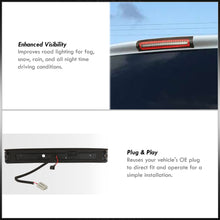 Load image into Gallery viewer, Ford F150 1997-2003 / F250 1997-1999 / Excursion 2000-2005 Strobe LED 3rd Brake Light Chrome Housing Smoke Len (Version 3)