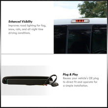 Load image into Gallery viewer, Ford F250 F350 F450 Super Duty Models 1999-2016 / Ford Ranger 1993-2011 / Mazda B2300 B2500 B300 B400 1995-2003 LED 3rd Brake Light Black Housing Clear Len