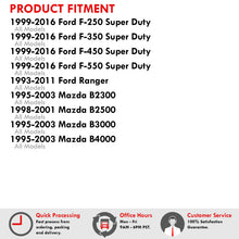 Load image into Gallery viewer, Ford F250 F350 F450 Super Duty Models 1999-2016 / Ford Ranger 1993-2011 / Mazda B2300 B2500 B300 B400 1995-2003 LED 3rd Brake Light Chrome Housing Clear Len