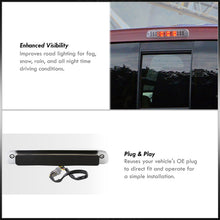 Load image into Gallery viewer, Ford F250 F350 F450 Super Duty Models 1999-2016 / Ford Ranger 1993-2011 / Mazda B2300 B2500 B300 B400 1995-2003 LED 3rd Brake Light Chrome Housing Clear Len