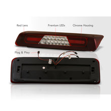Load image into Gallery viewer, Ford F150 2004-2008 / Explorer Sport Trac 2007-2010 / Lincoln Mark LT 2006-2008 LED Bar 3rd Brake Light Chrome Housing Red Len