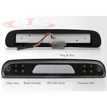 Load image into Gallery viewer, Ford F250 F350 F450 (Super Duty Models Only) 1999-2016 / Ford Ranger 1993-2011 / Mazda B2300 B2500 B300 B400 1995-2003 LED Bar 3rd Brake Light Black Housing Clear Len (Version 2)