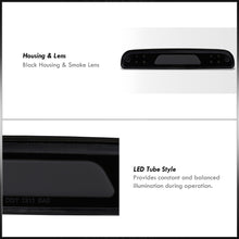 Load image into Gallery viewer, Ford F250 F350 F450 (Super Duty Models Only) 1999-2016 / Ford Ranger 1993-2011 / Mazda B2300 B2500 B300 B400 1995-2003 LED Bar 3rd Brake Light Black Housing Smoke Len (Version 2)