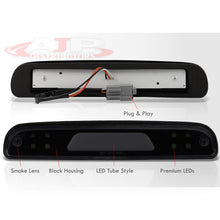 Load image into Gallery viewer, Ford F250 F350 F450 (Super Duty Models Only) 1999-2016 / Ford Ranger 1993-2011 / Mazda B2300 B2500 B300 B400 1995-2003 LED Bar 3rd Brake Light Black Housing Smoke Len (Version 2)